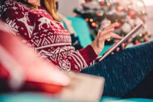 What consumers are buying online at Christmas 2023